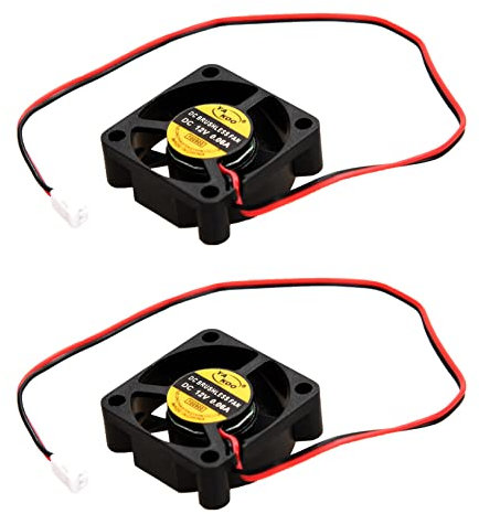 BRIUERG 2X 30mm x 30mm x 10mm 3010S 12V 0.06A Buerstenlos DC-Kuehlventilator