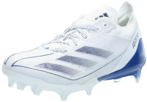 adidas Adizero 13.0 Herren-Fußball-Sneaker, Weiß/Team Royal Blue/White, 12.5