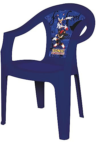 Royal Industry Sonic Kinderstuhl aus Kunststoff, sehr strapazierfähig, 41 x 41 cm, Höhe 56 cm, Kindergarten, Haus, Kinderzimmer, offizielles Produkt