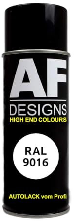 RAL9016 VERKEHRSWEISS Spraydose glänzend Lackspray Sprühdose DIY Autolack