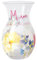 The Leonardo Collection Lesser & Pavey Blumenvase | Glasvasen für Blumen mit Botschaft der Mutter | Muttertagsblumenvase | Muttertagsgeschenk Vase für Mama oder Frau