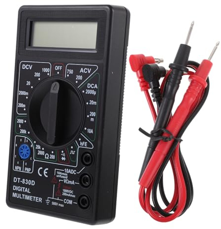 Gadpiparty 2 Stücke 830d Multimeter Digital Test Tool Auto Spannung Tester Elektronische Messgerät Multitester Schwarz Display