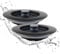 Hibbent 2-in-1 Kitchen Sink Plug and Stopper Combo, Stainless Steel Stopper and ABS Strainer, Anti-Clogging, Prevents Odors - Sinks Depth > 22mm - Black