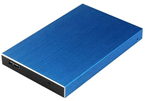 ZHCHAO HDD 2.5 Disque Dur 500 Go 1 to 2 to Disque Dur Externe Portable Disque Externo Disque Dur pour Ordinateurs Portables(Color:Kl-Bleu)