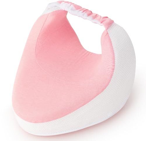 SEPSCO Cuscino per Gambe Ginocchia, Dormire Sul Fianco Memory Foam Ortopedico Le Ginocchio Cuscini Notte-gambe Supporto Allineamento Cuscino con Regolabile Tracolla per Mal Di Schiena Sciatica