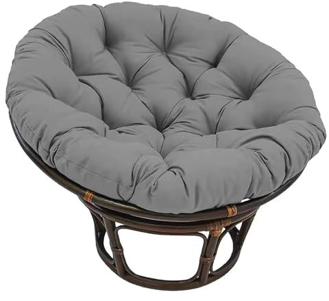 LIYGAOF Egg Hammock Swing Chair Pads, Back Cushion, Thick Hanging Swing Seat Cushion, Hanging Basket Chair Cushion, Pad For Outdoor Indoor, Swing Egg Chair Replacement Cushion(Dark gray,40 * 40cm)