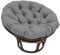 LIYGAOF Egg Hammock Swing Chair Pads, Back Cushion, Thick Hanging Swing Seat Cushion, Hanging Basket Chair Cushion, Pad For Outdoor Indoor, Swing Egg Chair Replacement Cushion(Dark gray,40 * 40cm)