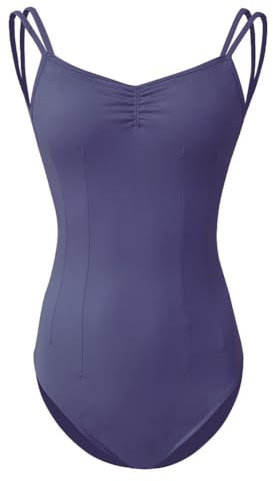 ROYAL SMEELA Ballerina Body - Damen Ballett Tanz Trikot mit BH - Spaghettiträger Trikot für Frauen