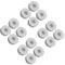 Mobestech 4sets Audio Coil Former The Wire Cable Divider Copper Wire Spool Stereo Cable Carrier Cable Reel Cord Organizer Reel Extension Cord Storage Reel Cord Storage Spool White 4pcs*4