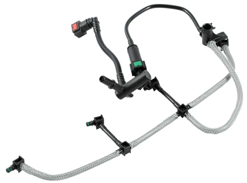 Merautop SJ Diesel Leak Off Fuel Pipe With Sensor Fuel Injector Leak Off Return Pipe Replacement for F0.r.d Transit Connect Focus Mk2 C-Max Mondeo Mk4 Galaxy S-Max 1.8 TDCI # 1521487 4M5Q9K022AG