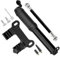 Mini Pompe à Vélo, Pompe à Air en Aluminium pour Vélo Toutes Valves, Petite Pompe à Vélo Portable, Gonflage Rapide, Mini Pompe à Vélo Légère pour Vélo de Route, VTT, Sport
