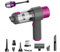 Aspirateur à Main, Mini aspirateur léger Portable Rechargeable par USB 15 000 Pa, aspirateur de Voiture 4 000 mAh, aspirateur Humide et Sec, adapté aux Voitures, Maisons, Poils d'animaux, rose red