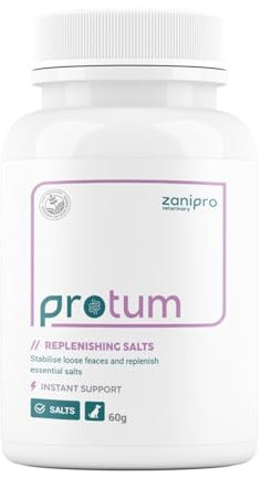 Zanipro Dog Electrolytes, Rehydration & Essential Salt Replenishment for Dogs After Diarrhea, Gut Recovery – Appetite Stimulant, Fast & Effective Hydration, 60g - 60 Servings