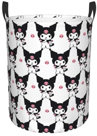 Hemasa Hello Kitty Laundry Hamper Large Storage Basket Cartoon Sanrio Girls Boys Toy Organizer (Color 3, 50 * 40)