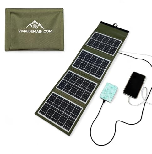 SOLAR - Chargeur Solaire portable 20 watts Vivre Demain®