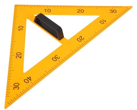 AMUSLESUR Magnetisches Dreieckiges Lineal Langlebiges Schulmaterial aus Kunststoff 45°60° Winkel für Lehrer im Klassenzimmer und Unterricht