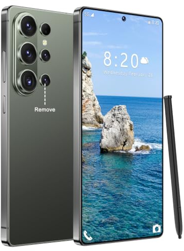 SamLng Global Version I26Ultra Smartphone 5G 7.3 Inch 16GB 1TB Android 15108MP Camera Superphone (Green)