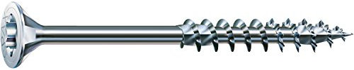 SPAX Universalschraube, 6,0 x 300 mm, 100 Stück, T-STAR plus, Senkkopf, Teilgewinde, 4CUT, WIROX A3J, 0191010603005