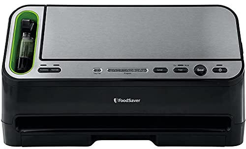 FoodSaver V4400 2-in-1 Vacuum Sealer Machine with Automatic Vacuum Sealer Bag Detection and Starter Kit