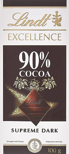 Lindt Excellence Intense Dark Cacao Schokoriegel, 100 g