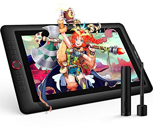 XP-PEN Artist 15.6 Pro Tableta Gráfica con Pantalla 15.6 Pulgadas HD IPS, Tableta Dibujo Digital con Lápiz P05R, 8 Teclas de Atajo, 1 Dial, Viene con Software de Dibujo de OpenCanvas 7 o ArtRage 5