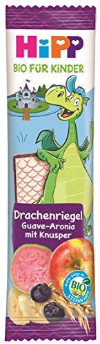 Hipp Kindernahrung Kinder Bio Knabberprodukte Drachenriegel, 18er Pack (18 x 30 g)