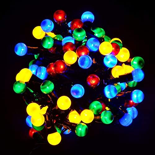 GEEZY Outdoor 200 LED Christmas Berry Fairy String Light with Timer & 8 Modes Multi