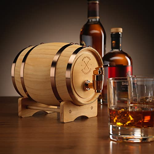InGenious Mini carafe à décanter en bois pour whisky et spiritueux