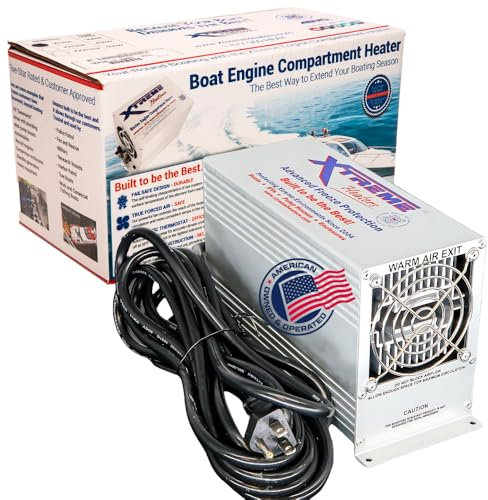 Xtreme Värmare – 600 W medium länsvärmare, för båtar upp till 8,5 m, marin båtvärmare, båthyttvärmare, husvärmare, växthusvärmare,
