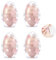 4 PCS Makeup Sponge Beauty Cosmetic Egg Makeup Sponge Blender Beauty Applicator With Case for Liquid Cream Foundation Loose Setting Powder