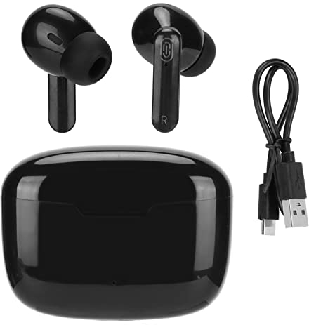 Sprachübersetzer Ohrhörer, Multifunktional 84 Sprachen Bluetooth Sprachübersetzer Intelligentes Sprachgerät für Reisen, Einkaufen, Schwarz (Schwarz)
