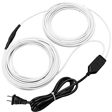 Haoguo Soil Heating Cable, 49 ft Electric Soil Warming Cable for Garden, Soil, Cold Frame, Keep Soil Warm, ZL-039