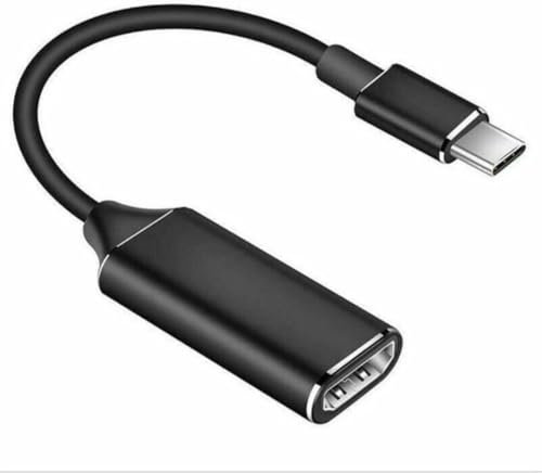 USB C to HDMI Adapter 4K@60Hz, HDMI to USB C Adapter (Gold-Plated, Aluminium Shell) Thunderbolt 3/4 to HDMI Adapter, USB C HDMI Compatible with Samsuning S8-S23 & other USB 3.1 Type-C port computers