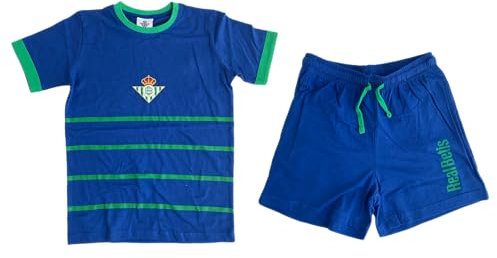 Real Betis Unisex PIJAMA Pyjamaset, blau, M