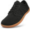RUOMU Hommes Femmes Pieds Nus Chaussures - Unisexe Chaussures Minimaliste Antidérapant Barefoot Shoes pour Fitness Marche, Noir,Brun, GR.37