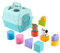 Fisher-Price FP Pets Transportín Clasifica y Guarda, Juguete para clasificar Formas con Actividades de motricidad Fina para bebés a Partir de 6 Meses, HTW93