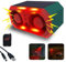 2er-Pack Solar-Outdoor-Sportsensor-Sirene, personalisierte Aufnahmesirene und Blitzlicht, 130 dB x 2 Lautsprecher, eingebaute 13 Soundmodi Hundegebell und Schüsse, für Hof, Bauernhof,