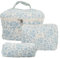 Lot De 3 Trousse De Toilette Femme, Trousse Maquillage Fleurie Trousse MatelasséE Femme Grande Capacité Sac De Rangement Maquillage Pochette Maquillage Organiseur CosméTique Voyage