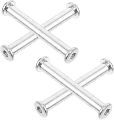 Knopfbefestigungsschraube für Sonnenschirmständer, Metall, 4 Stück