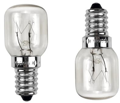 EVOGES Philips Oven Lamp SES E14 Small Edison Screw Pygmy Bulb, Pack of 2 (40.0, Watts)