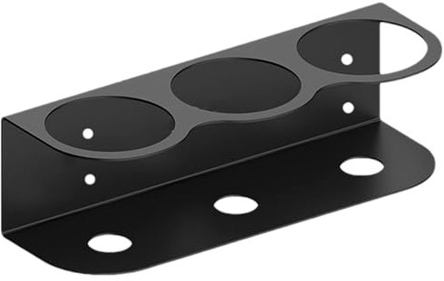 Spray Bottle Hanger, Spray Can Bottle Holder Rack, 3 Slot Spray Bottle Holder, Wall Mounted Metal Spray Can Storage Rack, All-Purpose Paint Bottle Organizer, Tool Organizer for Garage, Workshop