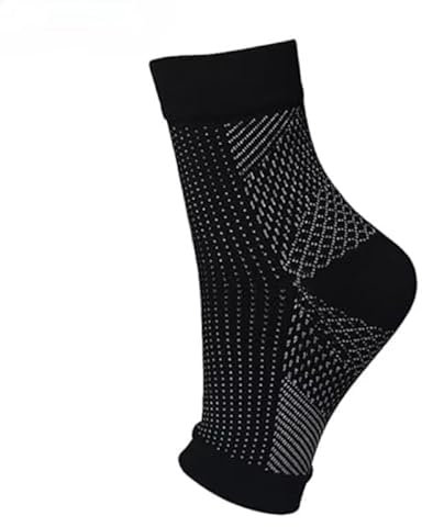 titeberg kompressionssocken original für die Nacht (L/XL 40-46,Schwarz 1Paar)