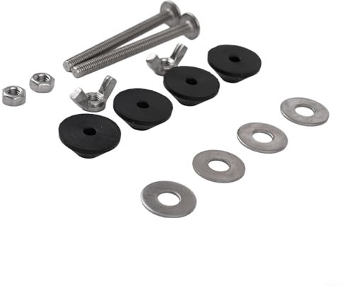 Robustes WC-Spülkasten-Montageset mit sicheren Edelstahlschrauben und Gummiteilen