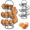 Egg Holder Storage Rack Kitchen Egg Storage Spiral Design Eggs Dispenser Rack Holds 18 Eggs for Kitchen