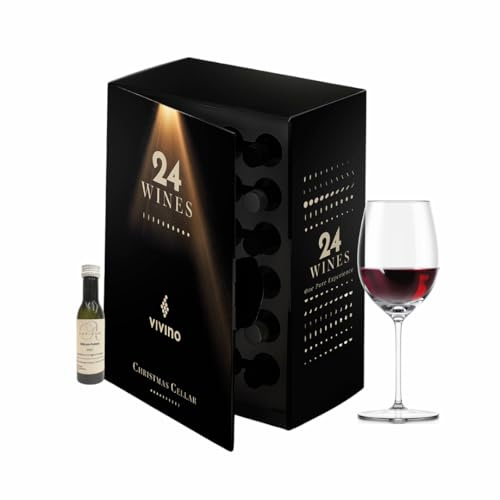 VIVINO Wein Adventskalender „Der Weinkeller von Vivino“ – 24 Weine x 40 ml – Weinprobe und Geschenk für Männer und Frauen