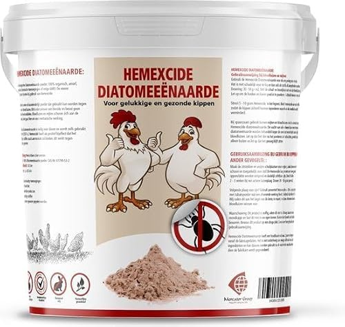 Kieselgur Hühner 10L – 100% natürliches Kieselgur Pulver – Gegen Blutläuse & Milben – Geeignet für Hühnerstall & Geflügel – Umweltfreundlich, Nicht kalziniert & reich an Mineralien