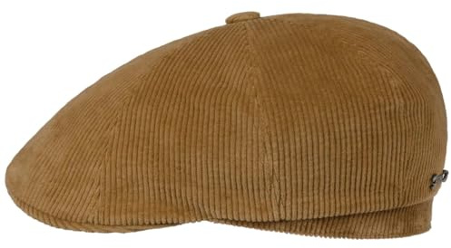 Stetson Carson Cord Flatcap Made in EU Herren Winter