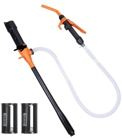 Bomba De Trasvase A Bateria - Extractor de Sifón para Líquidos,Bomba De Transferencia Pequeña,para, Agua, Acuario, Coche, Generador, Cortacésped,