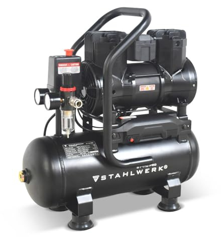 STAHLWERK Luftkompressor 10 L (ST-110 Pro) – utan olja & tyst