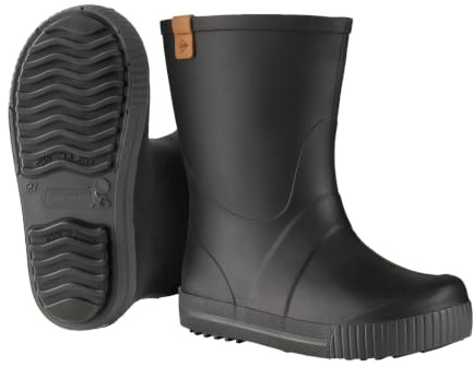 DUNLOP Puddle Jumper – Gummistiefel für Jungen und Mädchen Schwarz Größe 25-35